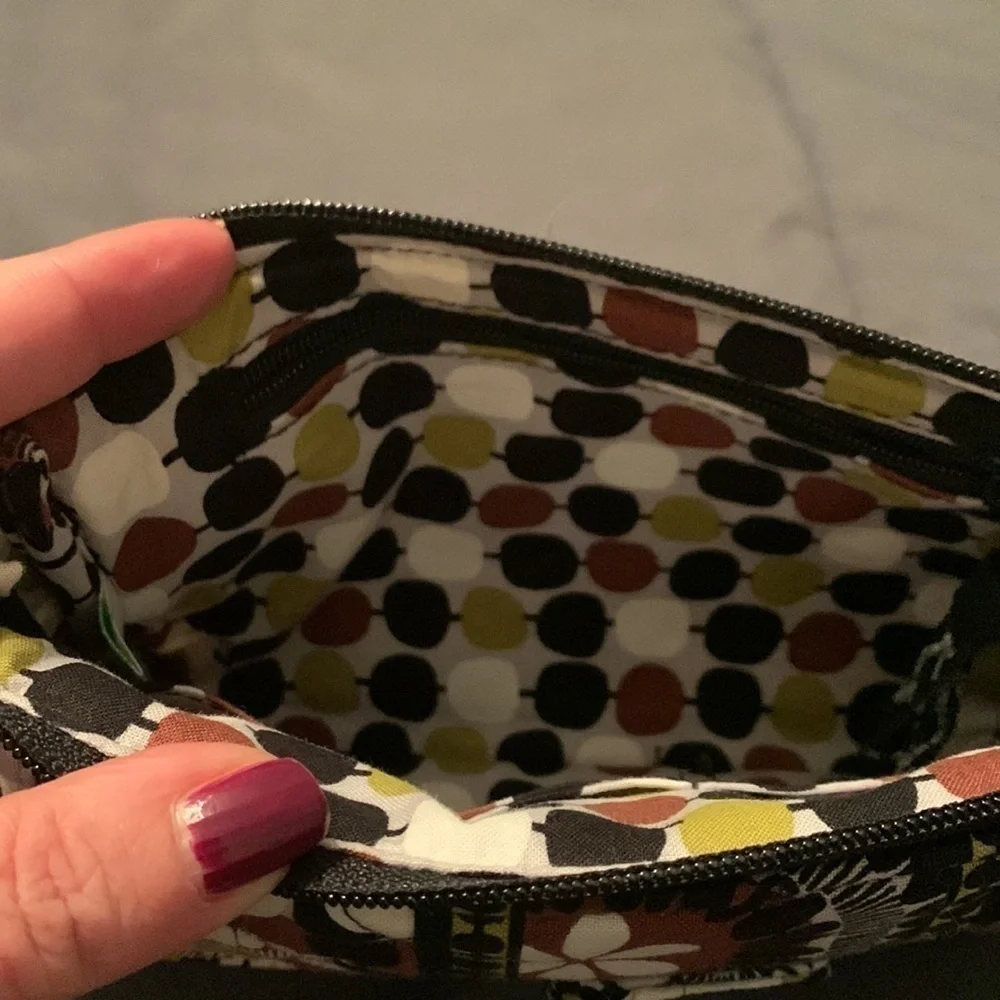VERA Bradley Cocoa Moss Clutch